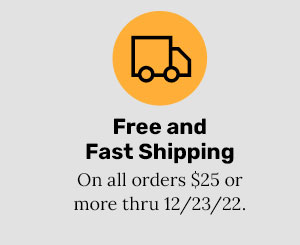 FREE Shipping Over $25