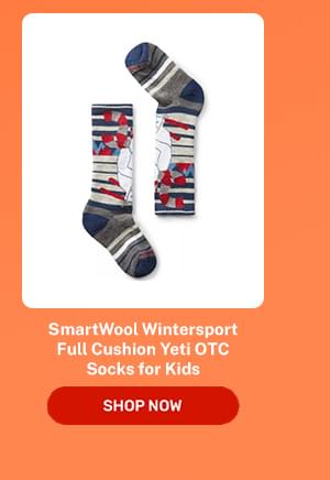 SmartWool Wintersport Full Cushion Yeti OTC Socks for Kids