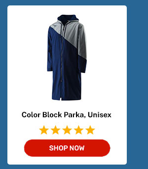 Speedo Color Block Parka, Unisex 3X-Small Navy