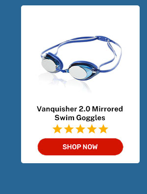 Speedo Vanquisher 2.0 Mirrored Swim Goggles Blue