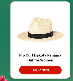 Rip Curl Dakota Panama Hat for Women Small Natural