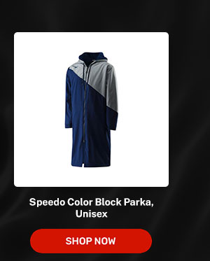 Speedo Color Block Parka, Unisex 3X-Small Navy