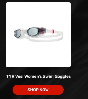 TYR Vesi Women's Swim Goggles Smoke/White