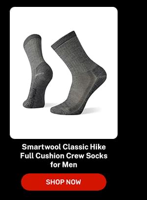 Smartwool Classic Hike Full Cushion Crew Socks for Men