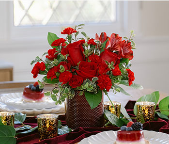 Teleflora's Radiant Crimson Bouquet