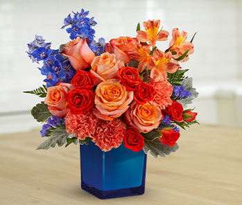 Teleflora's Blue Daydream Bouquet