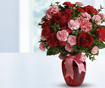 Dance with Me Bouquet with Red Roses