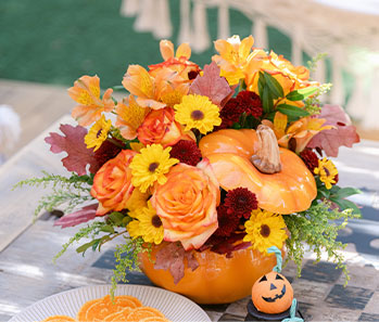 Teleflora's Warm Fall Wishes Bouquet