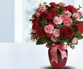 Dance with Me Bouquet with Red Roses