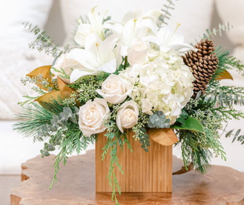 Teleflora's Snowy Woods Bouquet