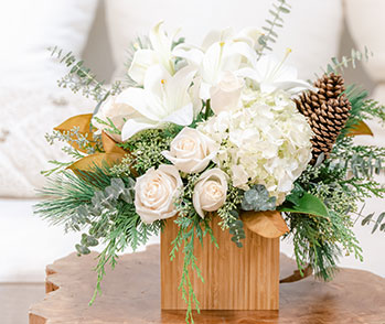 Teleflora's Snowy Woods Bouquet