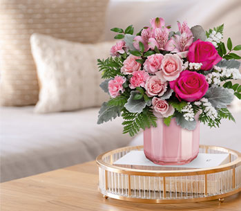 Teleflora's Blushing Gem Bouquet