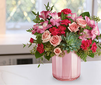 Teleflora's Rosy Radiance Bouquet