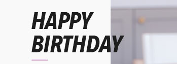 HAPPY BIRTHDAY
