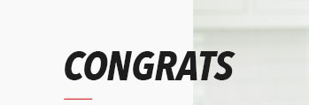 CONGRATULATIONS