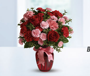 Dance with Me Bouquet with Red Roses