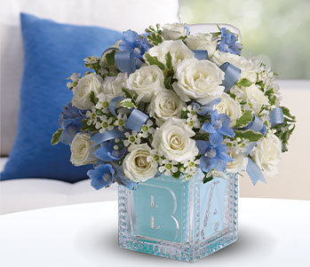 Baby's First Block by Teleflora - Blue