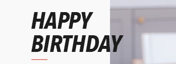HAPPY BIRTHDAY