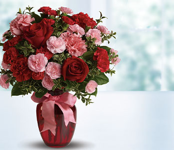 Dance with Me Bouquet with Red Roses