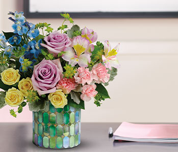 Teleflora's Stained Glass Blooms Bouquet