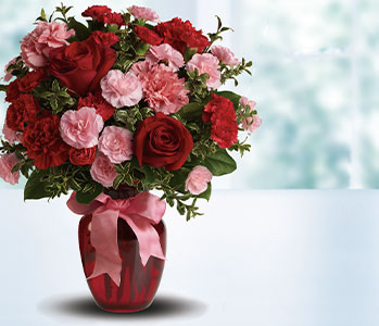 Dance with Me Bouquet with Red Roses