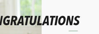 CONGRATULATIONS