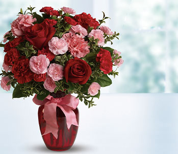 Dance with Me Bouquet with Red Roses
