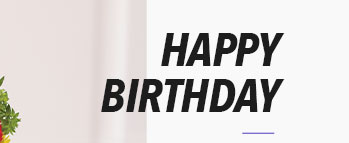 HAPPY BIRTHDAY