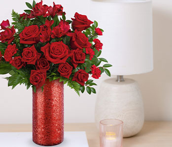 Teleflora's All My Rouge Bouquet