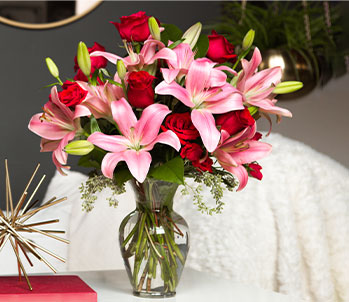 Lavish Love Bouquet with Long Stemmed Red Roses