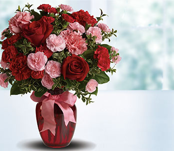 Dance with Me Bouquet with Red Roses