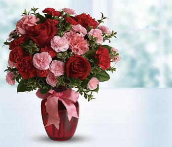 Dance with Me Bouquet with Red Roses