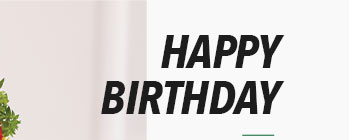 HAPPY BIRTHDAY