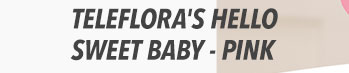 Teleflora's Hello Sweet Baby - Pink