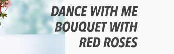 Dance with Me Bouquet with Red Roses