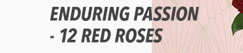 Enduring Passion - 12 Red Roses