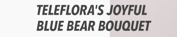 Teleflora's Joyful Blue Bear Bouquet