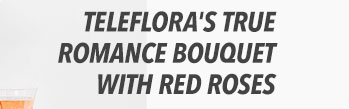 Teleflora's True Romance Bouquet with Red Roses