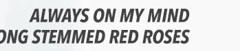 Always on My Mind - Long Stemmed Red Roses
