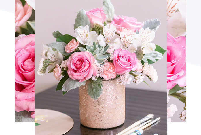 Teleflora's Shimmering Oasis Bouquet