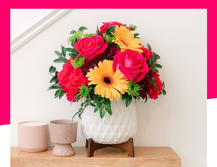 Teleflora's Mid Mod Brights Bouquet