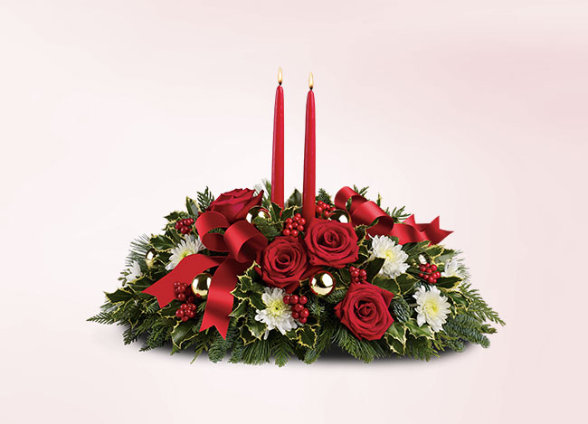 Holiday Shimmer Centerpiece