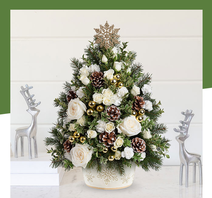 Teleflora's Snowy Oasis Tree