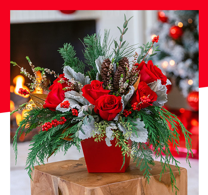 Winter Blooms Centerpiece