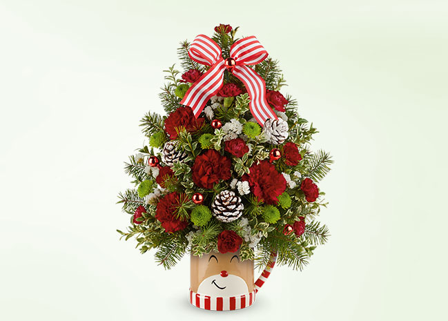 Teleflora's Send a Hug® Merry Reindeer Tree