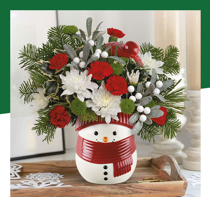 Teleflora's Frosty Wishes Bouquet