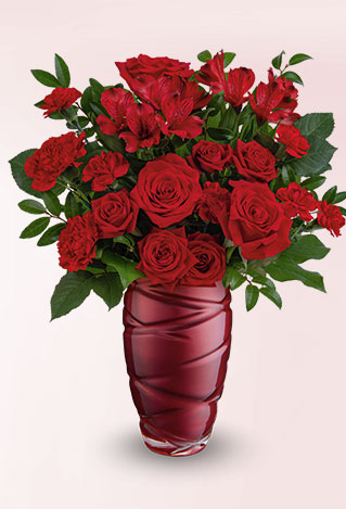 Dance with Me Bouquet <br> with Red Roses