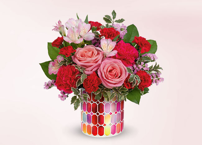 Teleflora's Charming Mosaic Bouquet