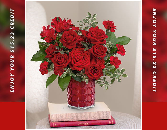 Teleflora's Radiant Hearts Bouquet