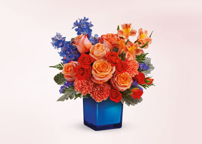 Teleflora's Blue Daydream Bouquet